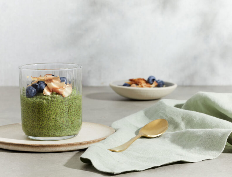 Green Chia Pudding