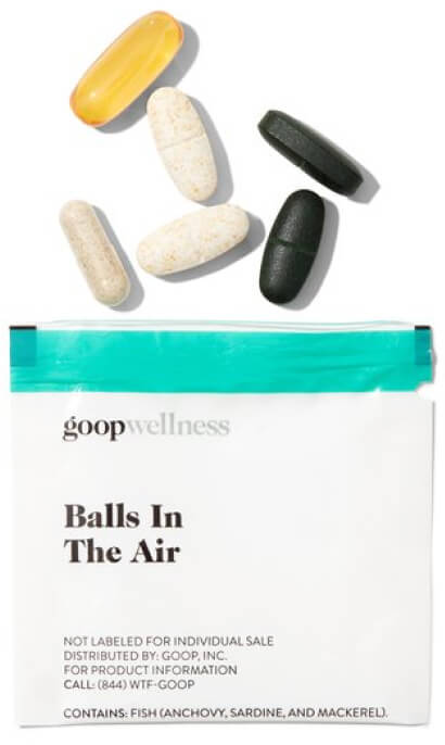goop Wellness Balls in the Air
