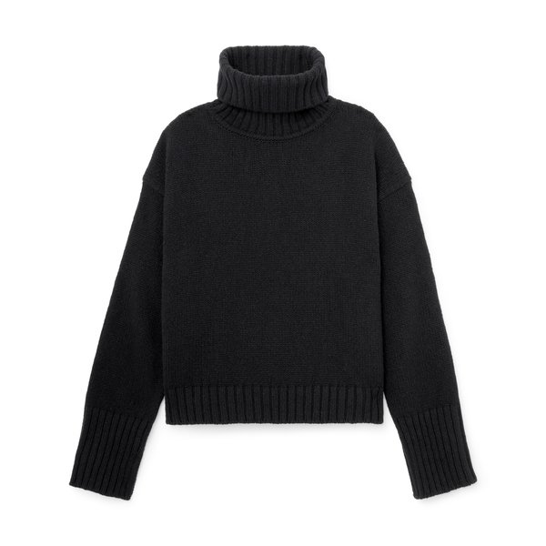 G. LABEL Dashy Split-Back Turtleneck Sweater US $595.00