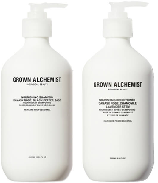 Grown Alchemist Nourishing Shampoo and Conditioner Set, goop, $98