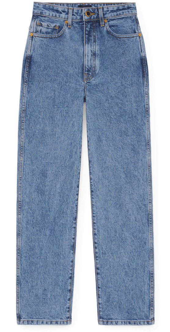 Khaite abigail jeans goop, $420