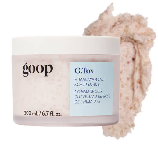 goop Beauty G.Tox Himalayan Salt Scalp Scrub Shampoo, goop, $45/$38