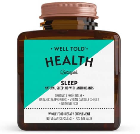 Well Told SLEEP NATURAL SLEEP AID WITH ANTIOXIDANTS
