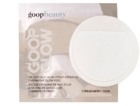goop Beauty GOOPGLOW 15% Glycolic Acid Overnight Glow Peel, goop, $125/ $112 with subscription