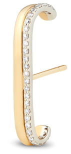 G. Label Fiene yellow gold and pavé ear cuff goop, $650