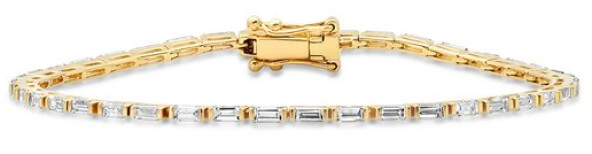 Eriness Diamond Baguette Tennis Bracelet, goop, $7,150
