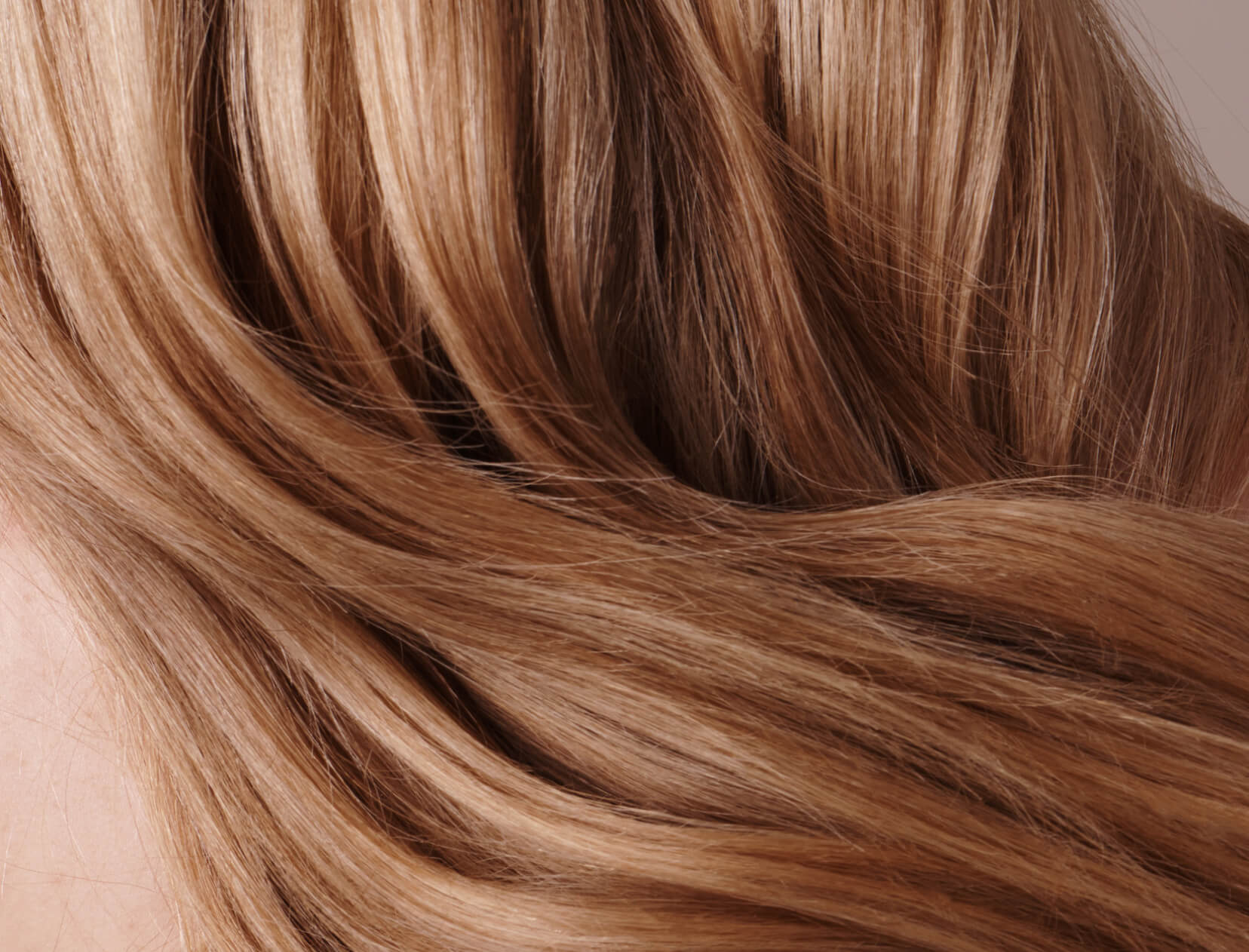 close up of woman's hair