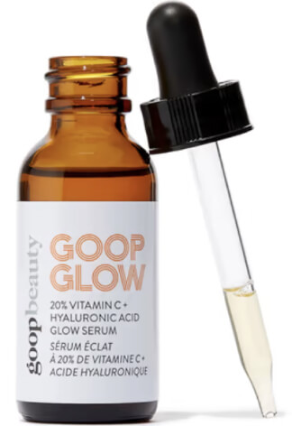 goop Beauty GOOGPLOW 20% Vitamin C + Hyaluronic Acid Glow Serum, goop, $125/$112 with subscription