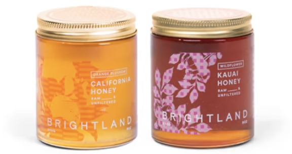 Brightland Raw California & Kauai Honey Set goop, $42
