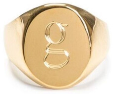 Sarah Chloe x goop pinky ring goop, $118