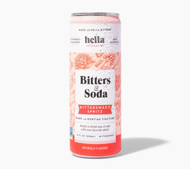 Hella Cocktail Co. Bitters & Soda Bittersweet Spritz