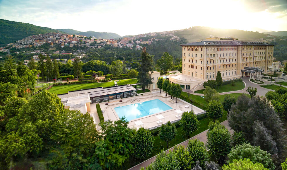 Palazzo Fiuggi outdoor pool