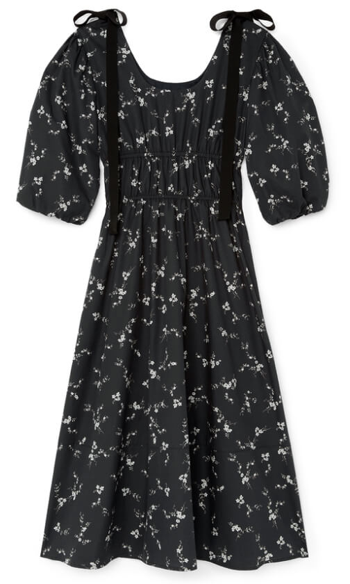 G. Label Beverly Mid-Length Bow Dress goop, $595