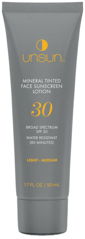 Unsun Mineral Tinted Face Sunscreen SPF 30