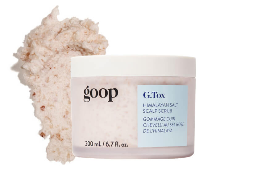 goop Beauty G.Tox Himalayan Salt Scrub Shampoo, goop, $42