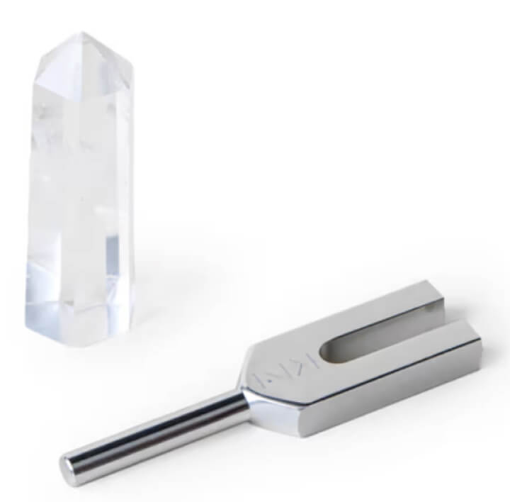 KonMari Tuning Fork and Clear Quartz Crystal