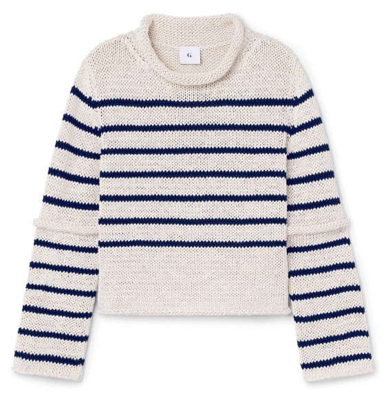 G. Label Baxter Chunky Striped Sweater
