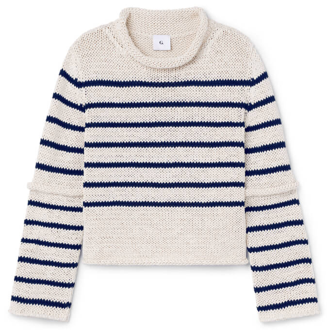 G. Label Baxter Chunky Striped Sweater