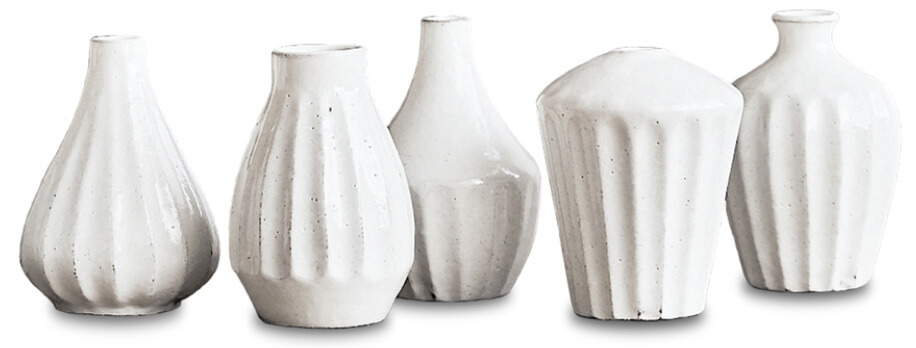 Roman and Williams Guild Hitoshi Kato Kohiki Shinogi Vases, goop, $95