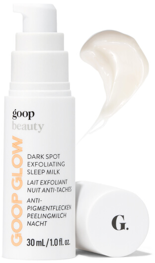 goop Beauty GOOPGLOW Dark Spot Exfoliating Sleep Milk, goop, $98/$89 with subscription
