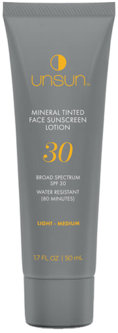 Mineral tinted sunscreen, $29
