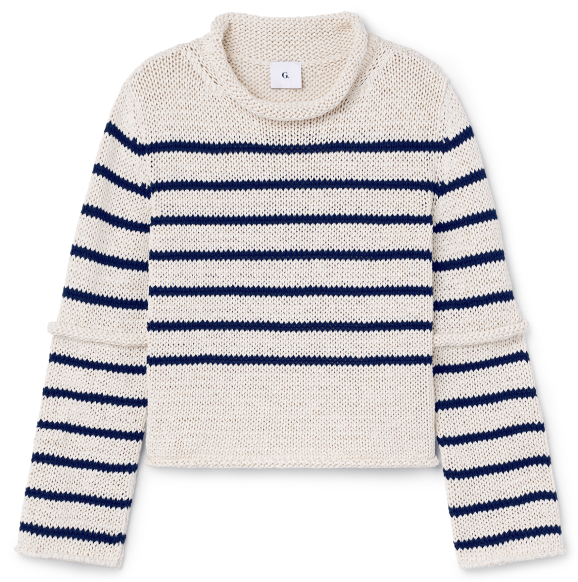 G. Label Baxter Chunky striped sweater goop, $595