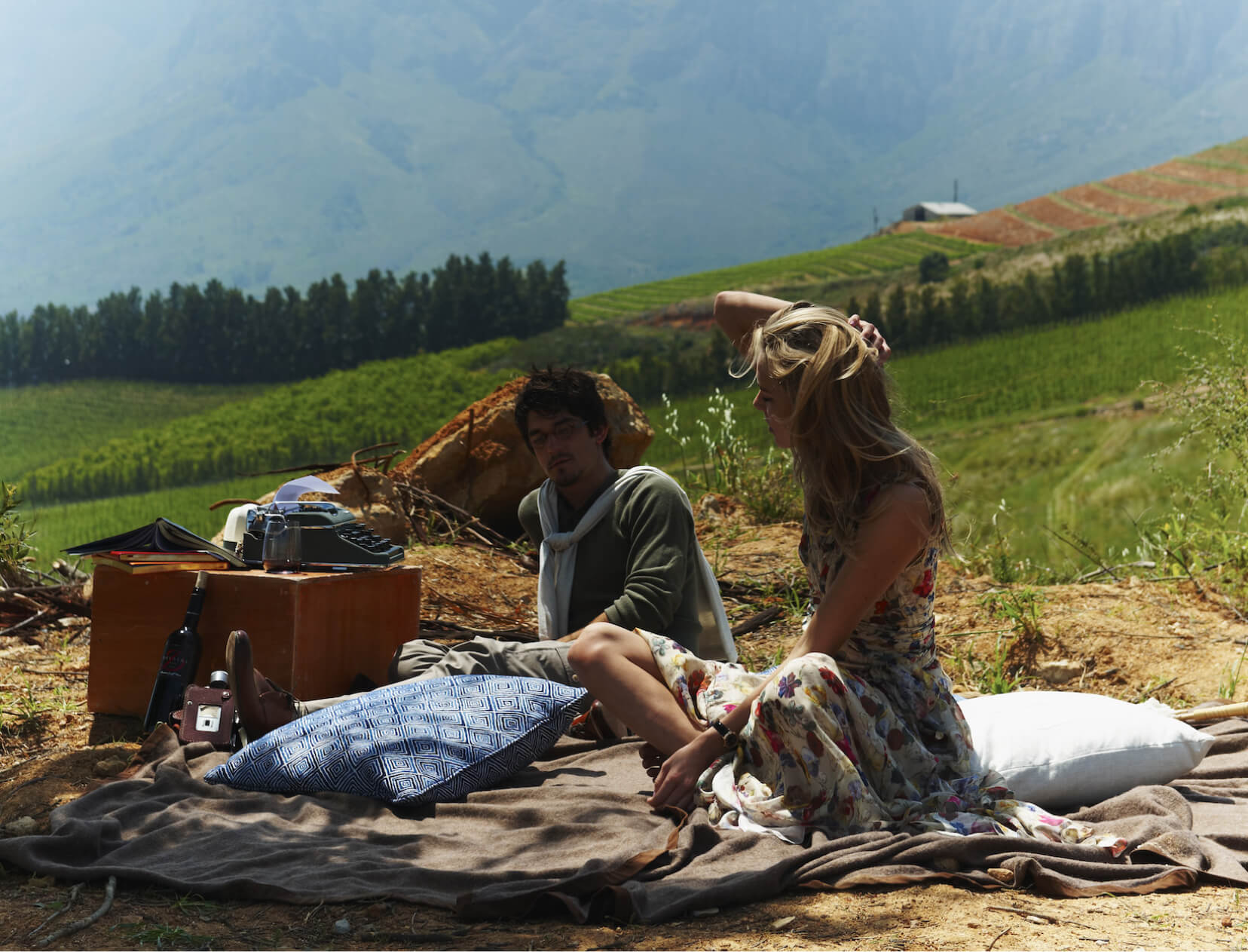 couple at a picnic