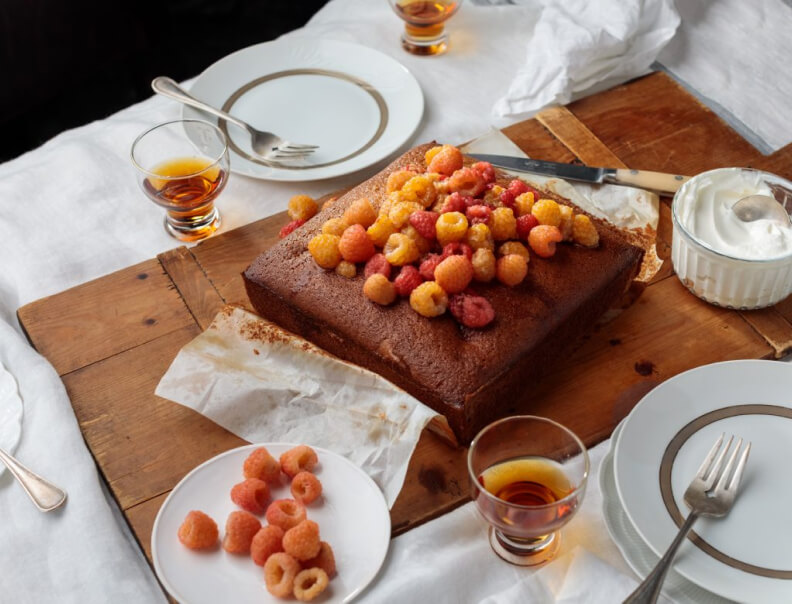 Olive Oil Cake with Fresh Berries