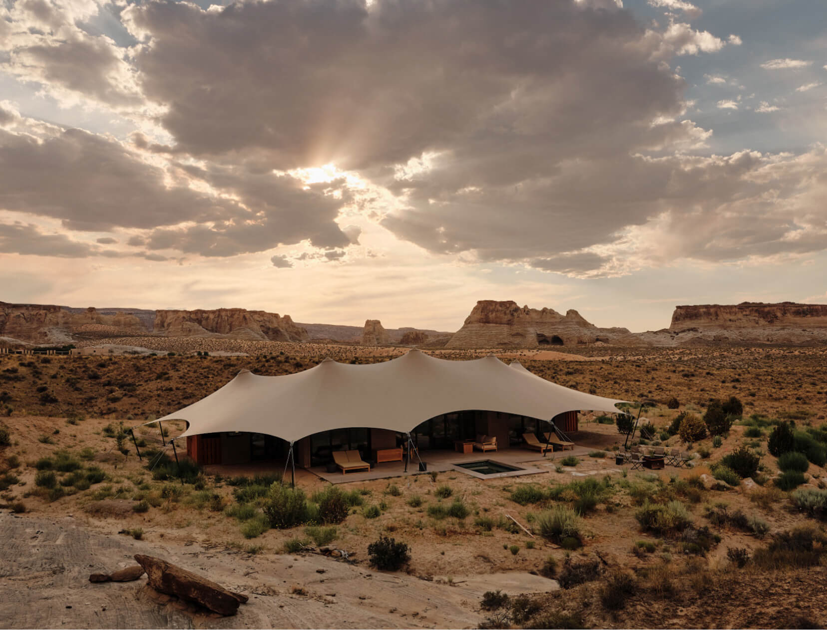 camping successful  desert