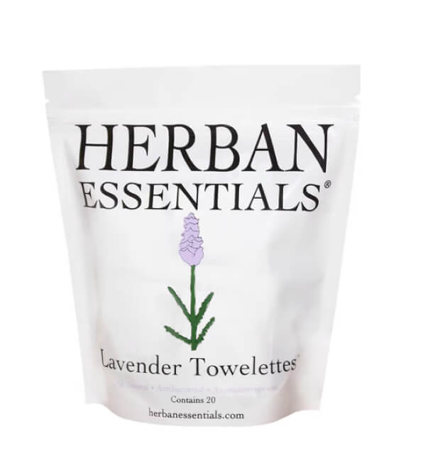 Herban Essentials Lavender Towelettes, goop $16