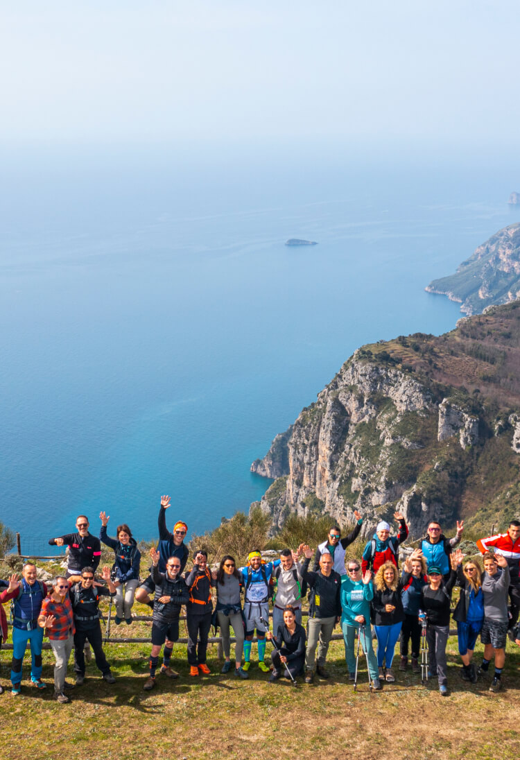 hiking group photo