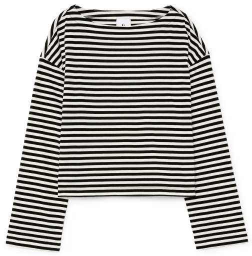 G. Label Marney french striped shirt goop, $245