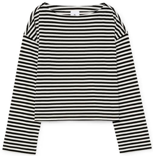 G. Label Marney French-Striped Shirt