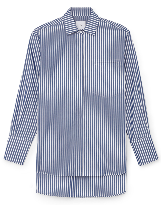 G. LABEL Fabian Striped Button-Up Shirt