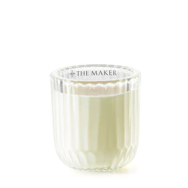 A Ribbed-Glass Candle with the Dreamiest Scent