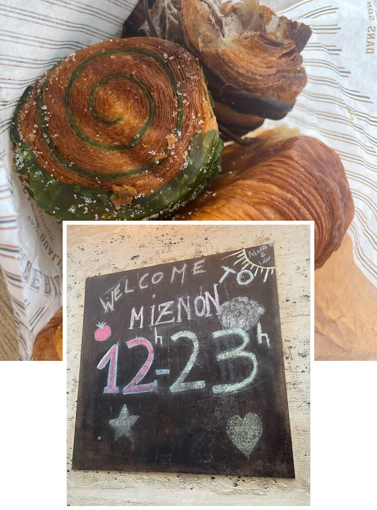 pastries and Miznon