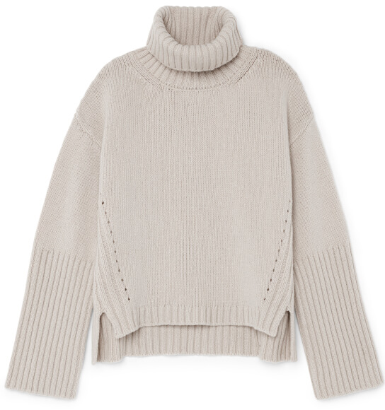 Yang High-Cuff Turtleneck Sweater