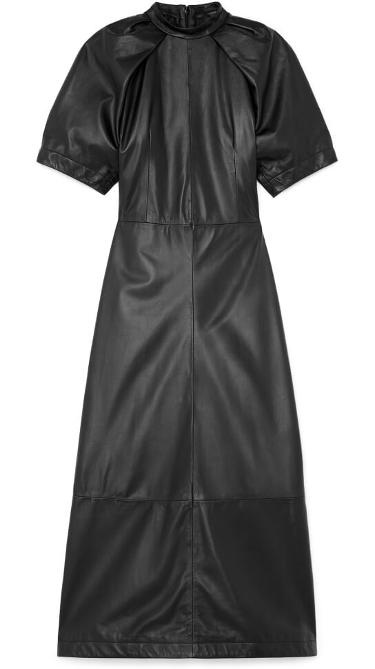 Lawson Leather Puff-Sleeve Dress G. Label, $1,395