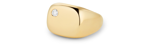G. Etiquette Sydney Floating-Diamond Pinkie Ring goop, $1,300