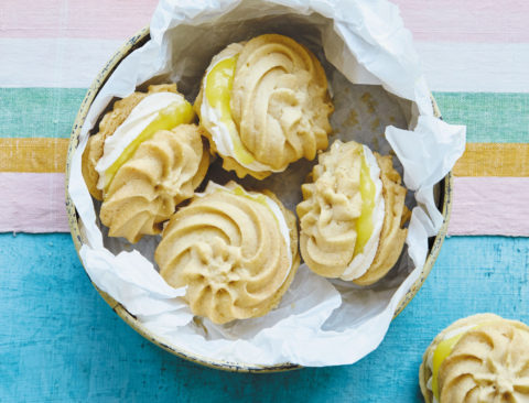 Lemon Viennese Whirls