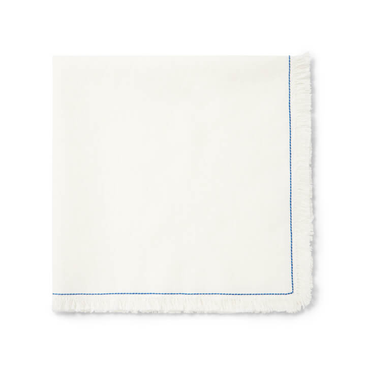 Frayed Linen-Blend Napkin