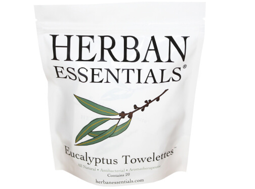 Herban Essentials towelettes