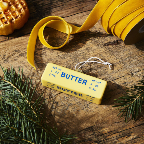 Cody Foster & Co. Stick of Butter Ornament goop, $15