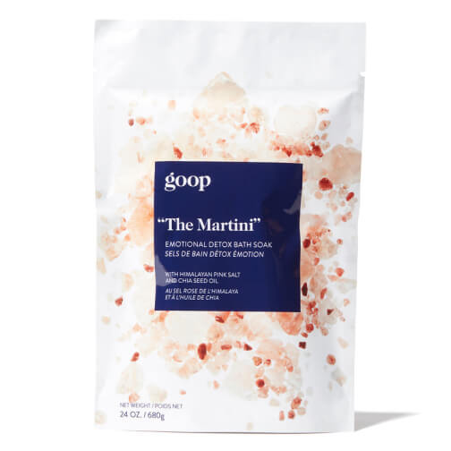 goop Beauty “The Martini” Emotional Detox Bath Soak goop, $40