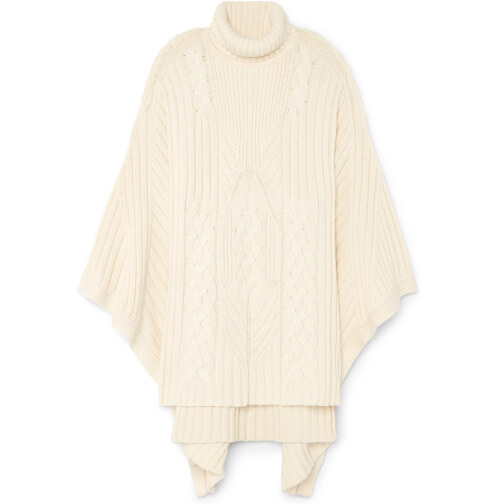 G. Label BLOOMER CABLE-KNIT PONCHO