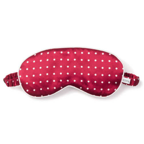 Petite Plume Polka-Dot Sleep Mask goop, $46