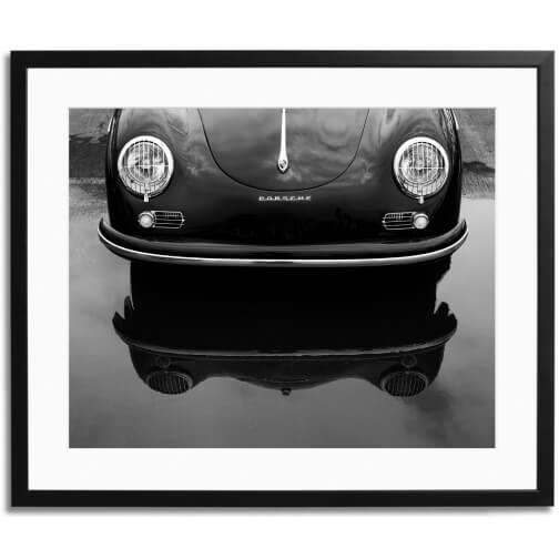 Sonic Editions Porsche 356 Nose, Framed Print