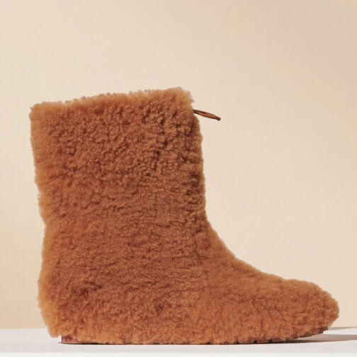 Loro Piana Quinn Shearling Ankle Boots