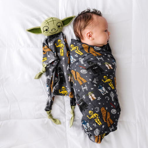 Little Sleepies Yoda Lovey & Swaddle Set