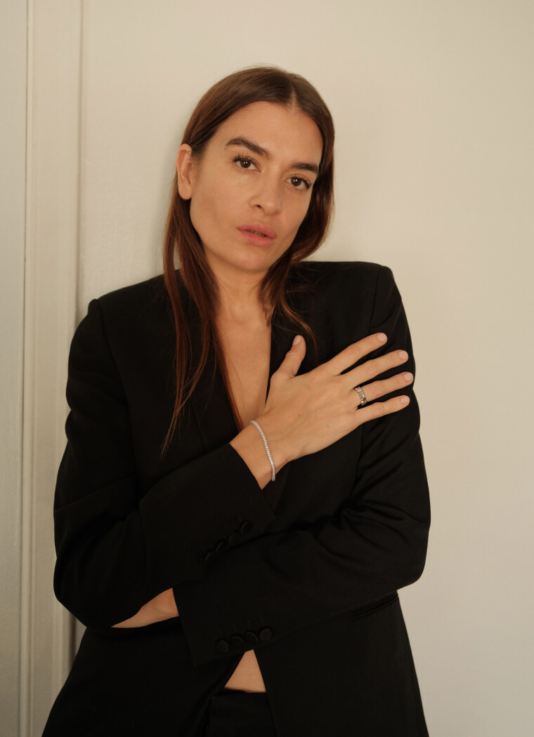 model Natalia Bonifacci in Roberto Coin